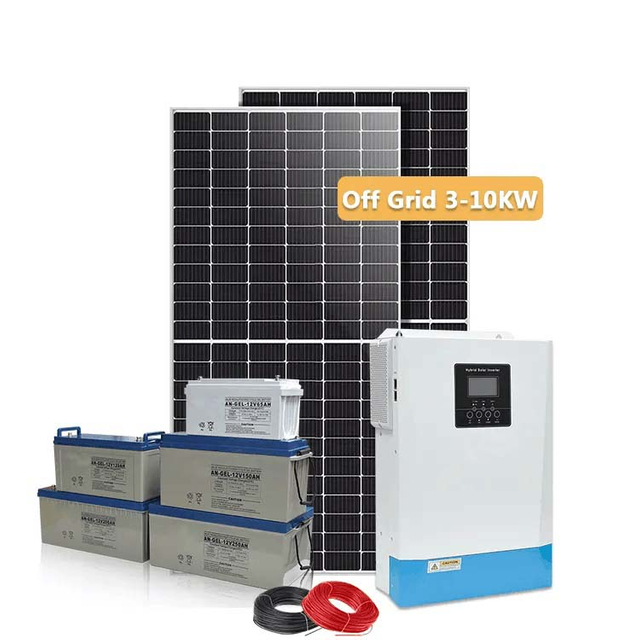 10KW Industrial Off Grid Solar Energy Panel System