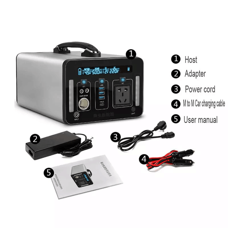 NEW 220v Mobile Battery Security Portable Rechargeable Power Station